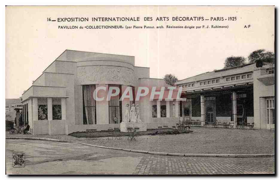 CPA Exposition Internationale dea Arts Decoratifs Paris 1925 Pavillon du Collectionneur 