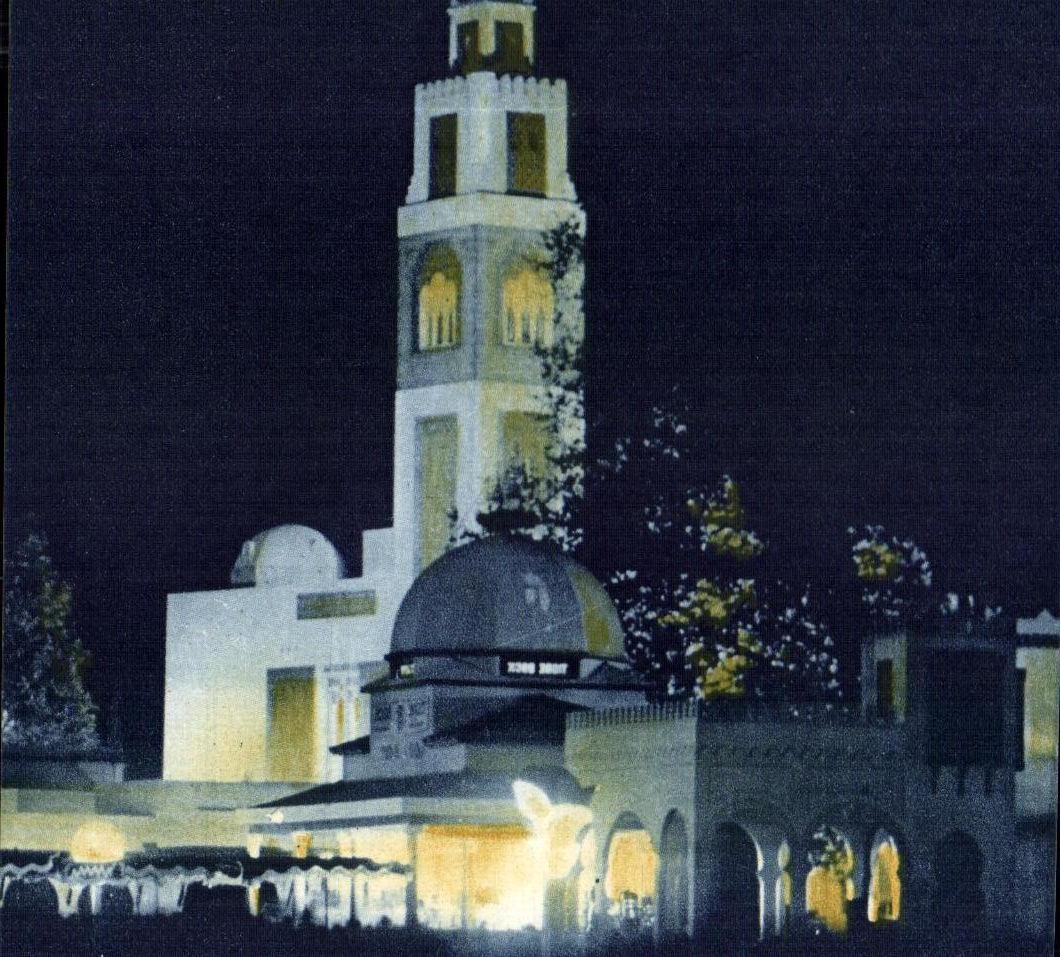 Palast Algeriens — Nachtsicht — Montaland, Archi.
