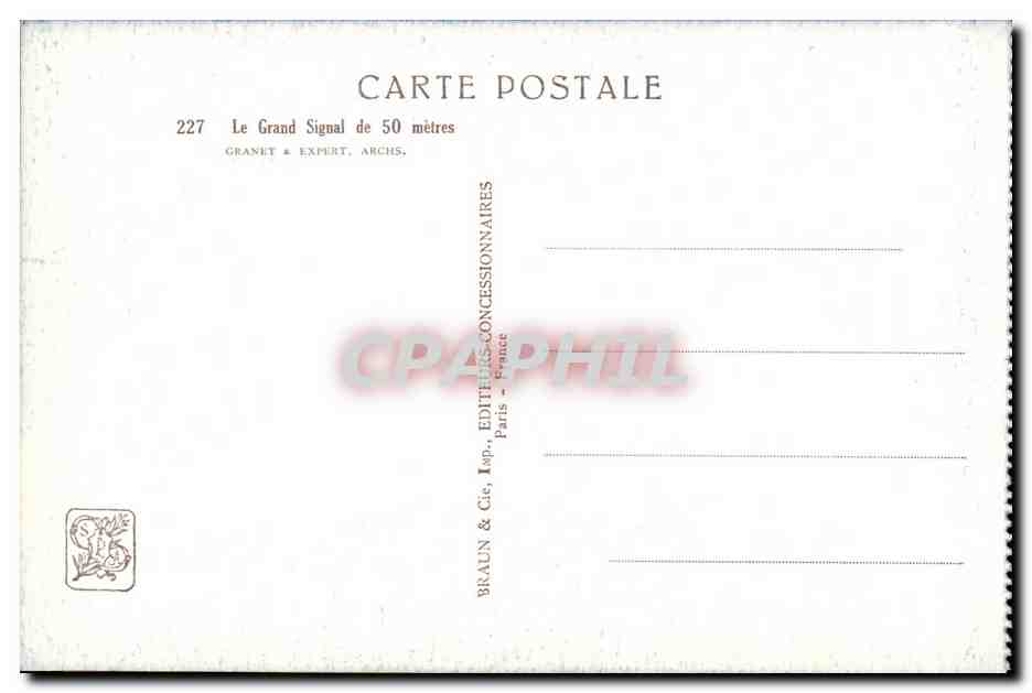 Le Grand Signal de 50 mètres — éditeur Granet & Expert, n° 227 — Reverso