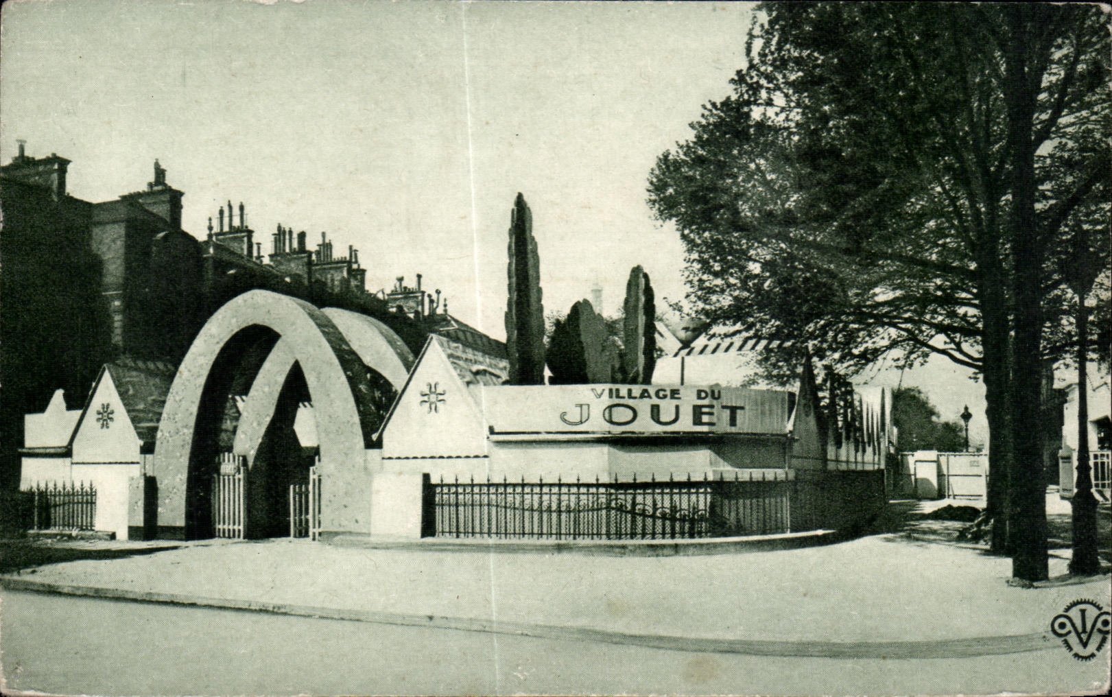 Pueblo de los Juguetes — entrada monumental — Ediciones I. V. Phot.