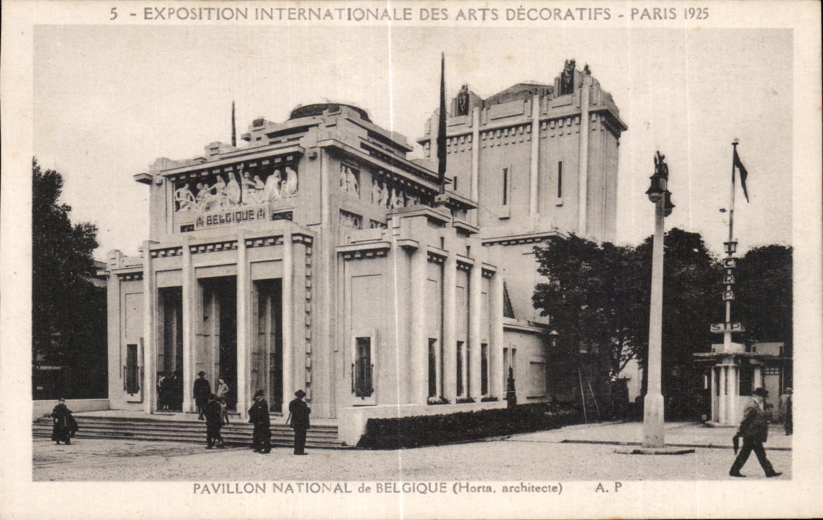 Pavillon National de Belgique — Exposition Internationale des Arts Décoratifs, Paris 1925 — A.P.