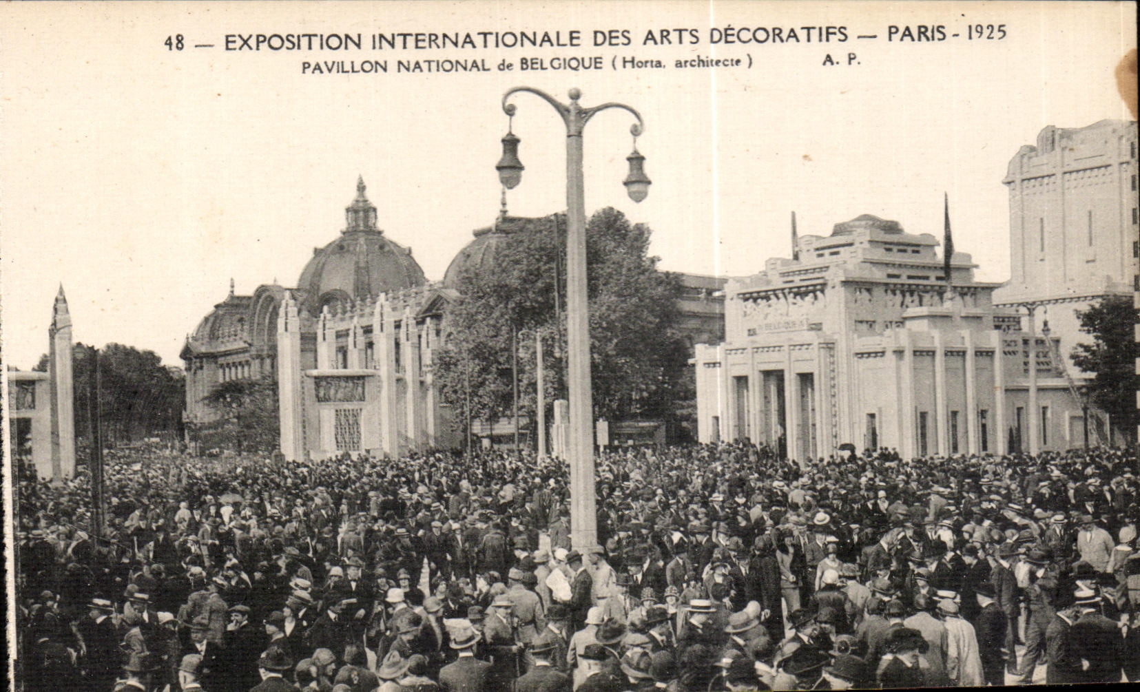 Exposition Internationale des Arts Décoratifs — Pavillon National de Belgique — Paris 1925 — Horta, architecte