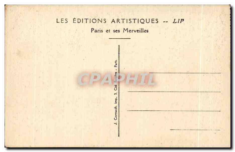 Exposition Internationale des Arts Décoratifs — Paris 1925 — Vue générale de l'Esplanade des Invalides avec les illuminations — Éditions Artistiques LIP — Reverso