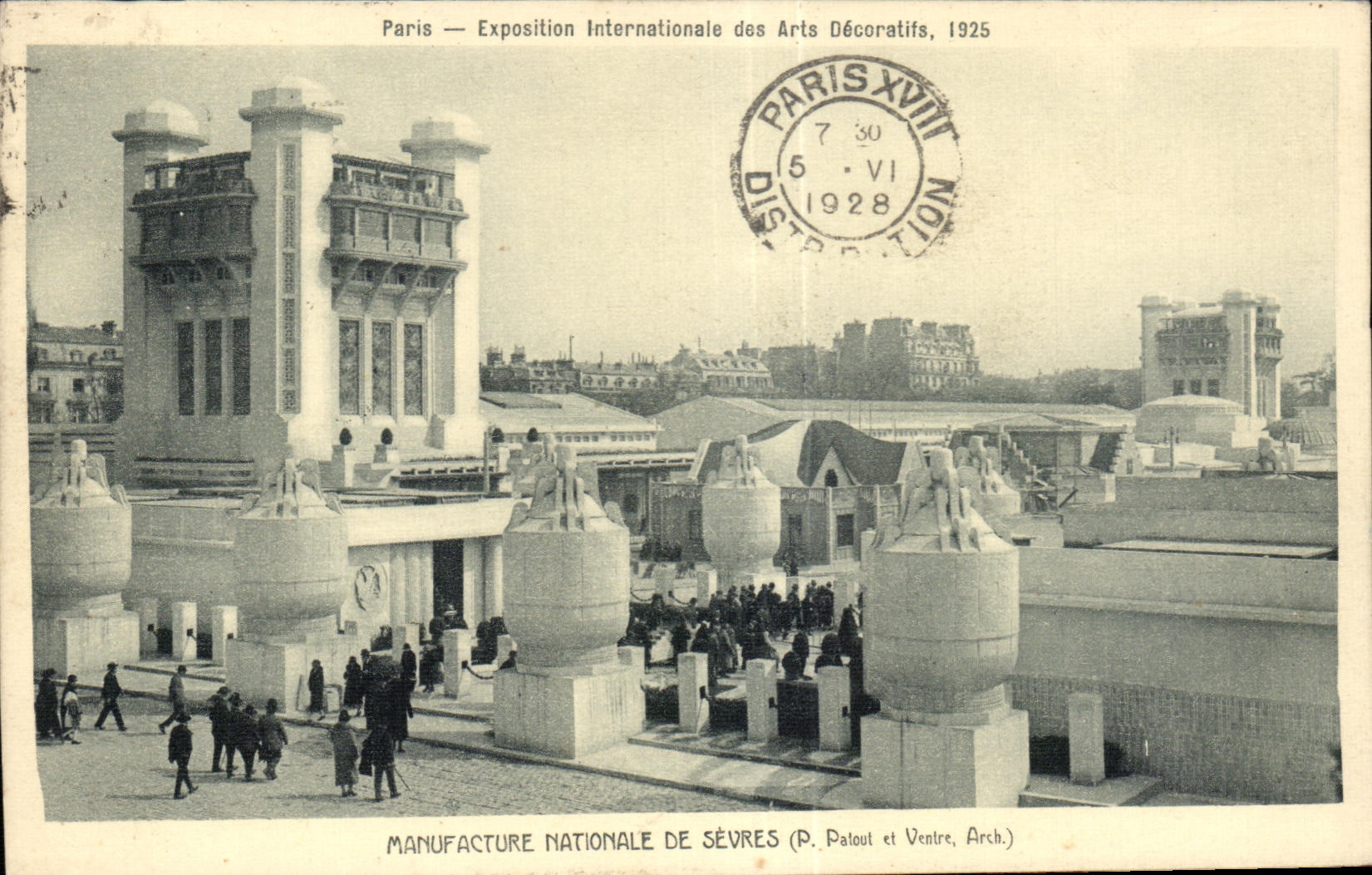 Paris — Exposition Internationale des Arts Décoratifs, 1925 — Manufacture Nationale de Sèvres (P. Patout et Ventre, Arch.)