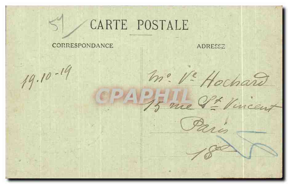 CPA Vitry le Francois Eglise Notre Dame — Verso