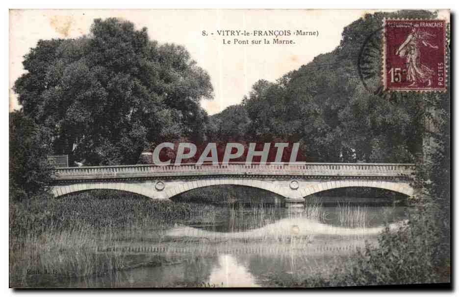 CPA Vitry le Francois Marne le Pont sur la Marne