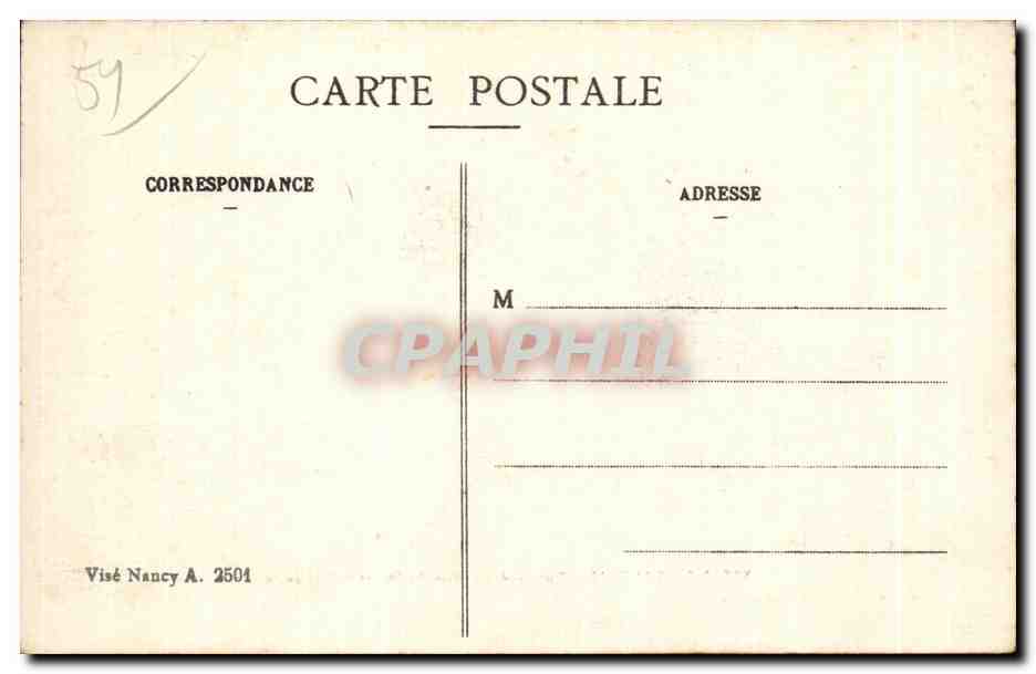 CPA Vitry le Francoise Vue generale Prise du Quartier de Cavalerie — Verso
