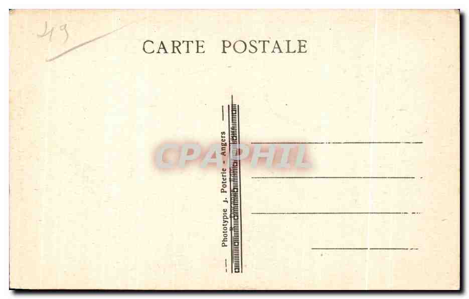 CPA Durtal M et L Porte Veron — Back