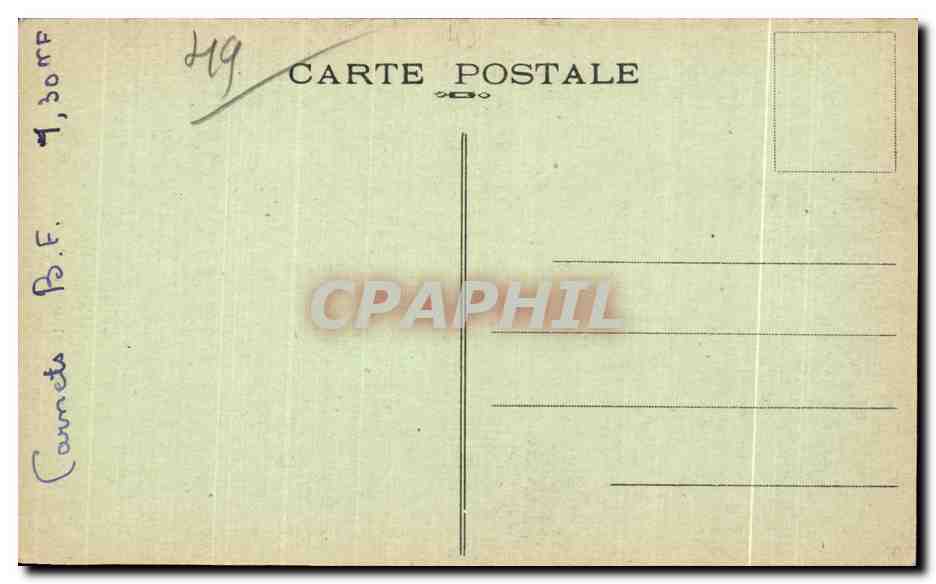 CPA Durtal M et L la Porte des Fontaines — Back