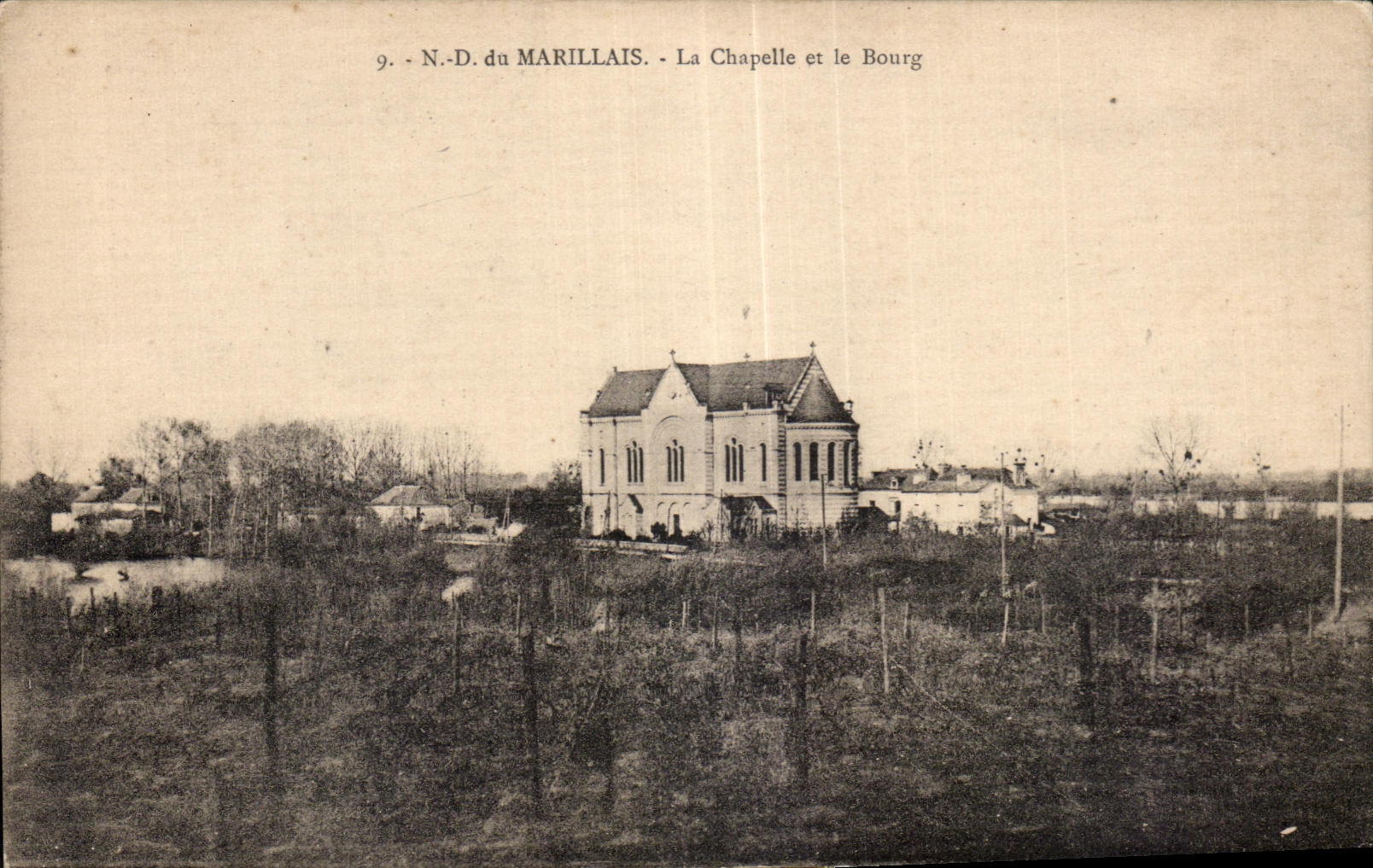 CPA ND du Marillais M et L la Chapelle et le Bourg