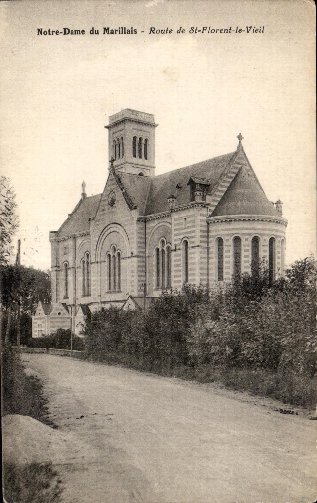 CPA Notre dame du Marillais Route de St Florent le Vieil
