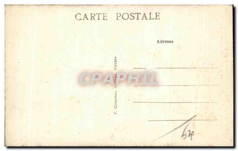 CPA Environs de Saint Florent le Vieil Bouzille Chapelle de la Bourgonniere Voute Clefs de Voute — Rückseite