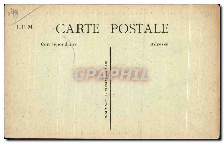 CPA St Florent Vieil Le Kromlech du Temene De Courroce — Rückseite