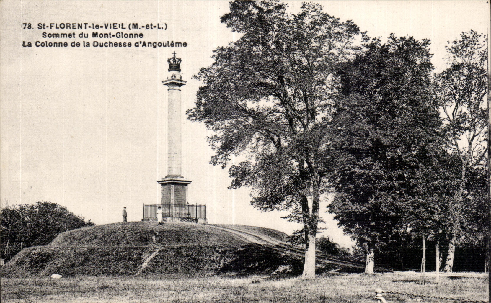 CPA Saint Florent le Vieil Sommet du Mont Gionne La Colonne de la Duchesse d Angouleme