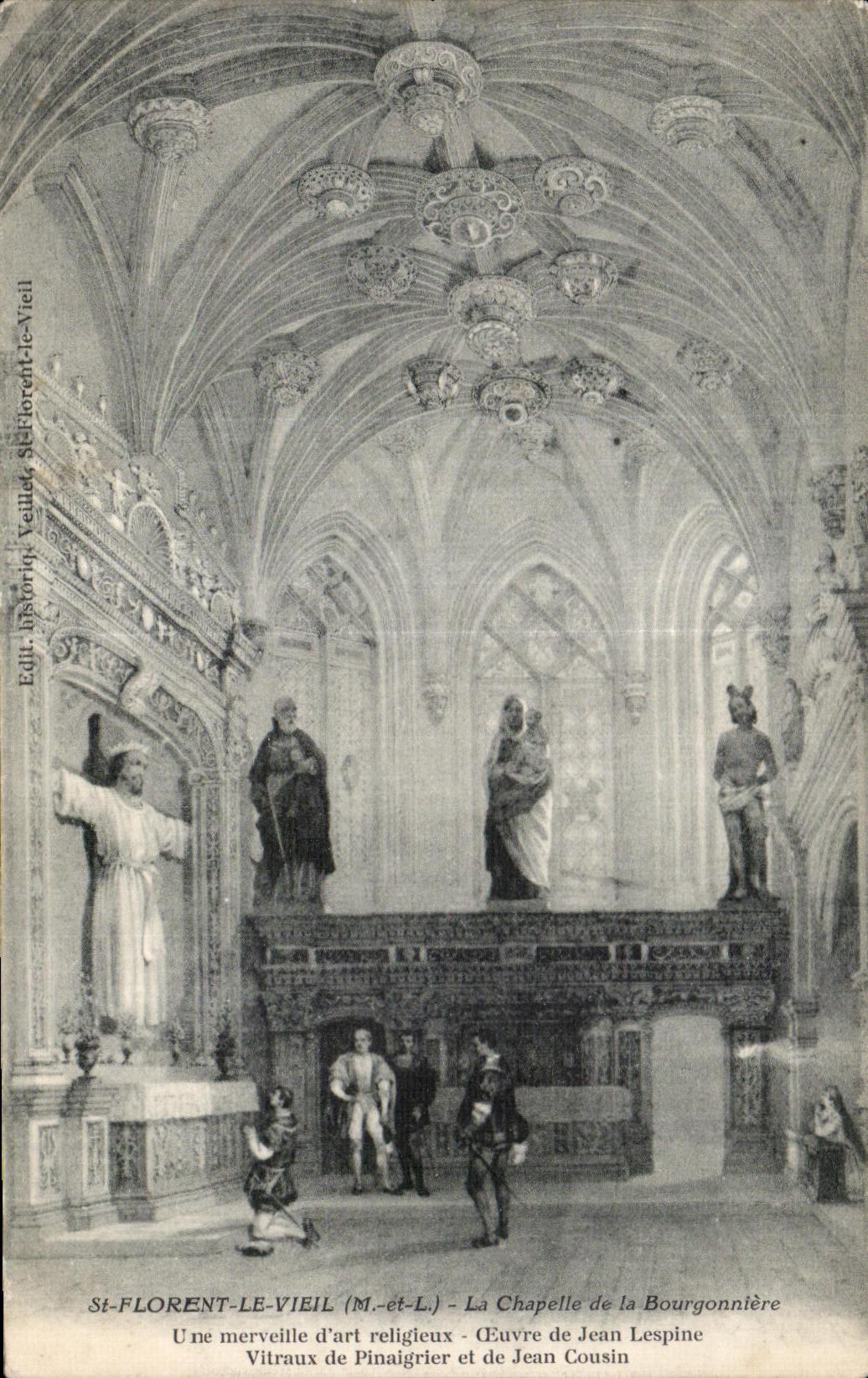 CPA Saint Florent le Vieil La Chapelle de la Bourgonniere Une merveille d art religieux