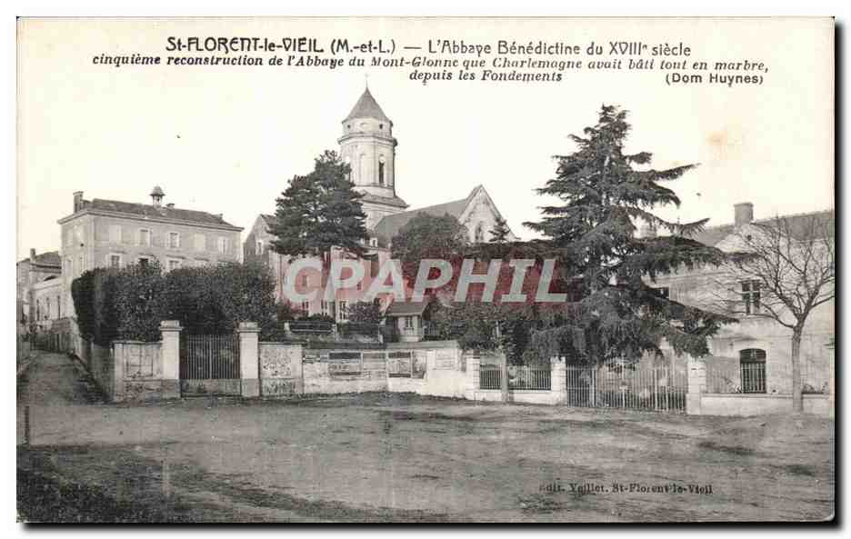 CPA Saint Florent le Vieil L Abbade Benedictine Du XVIII siecle