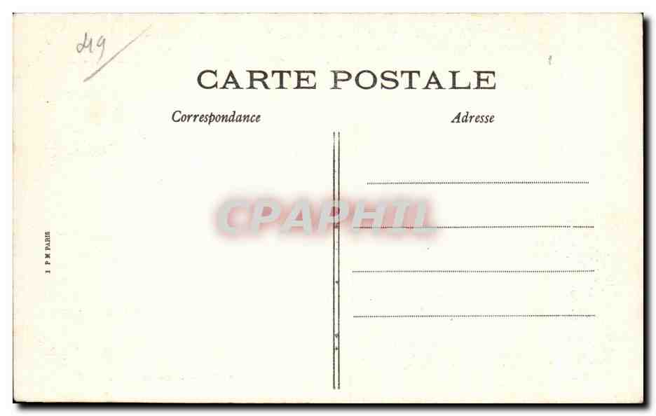 CPA Saint Florent le Vieil L Abbade Benedictine Du XVIII siecle — Rückseite