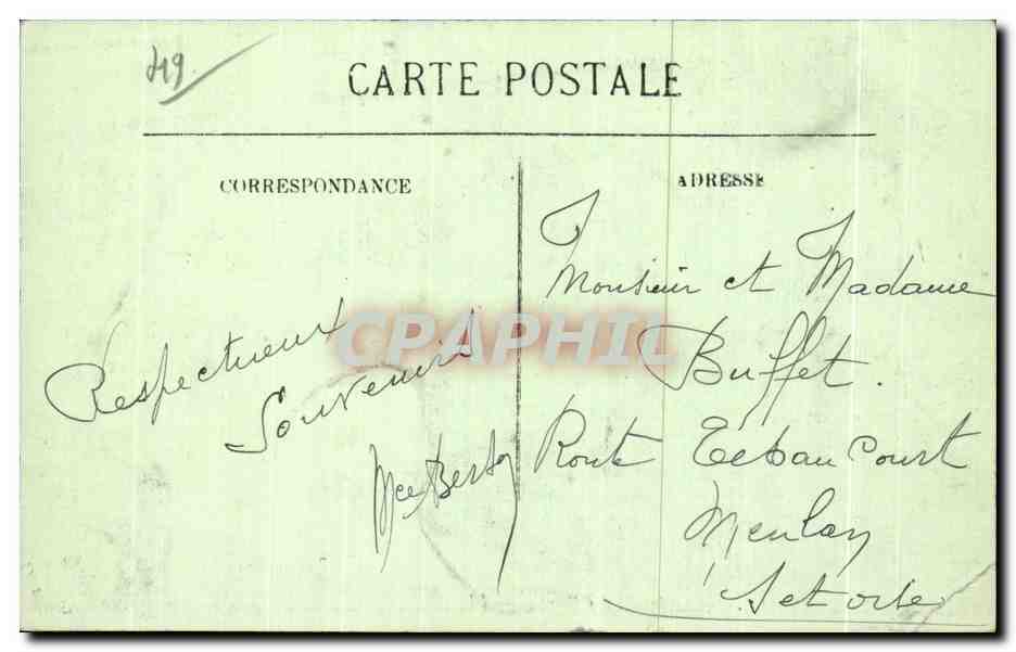 CPA Saumur Le Jardin des Plantes — Back