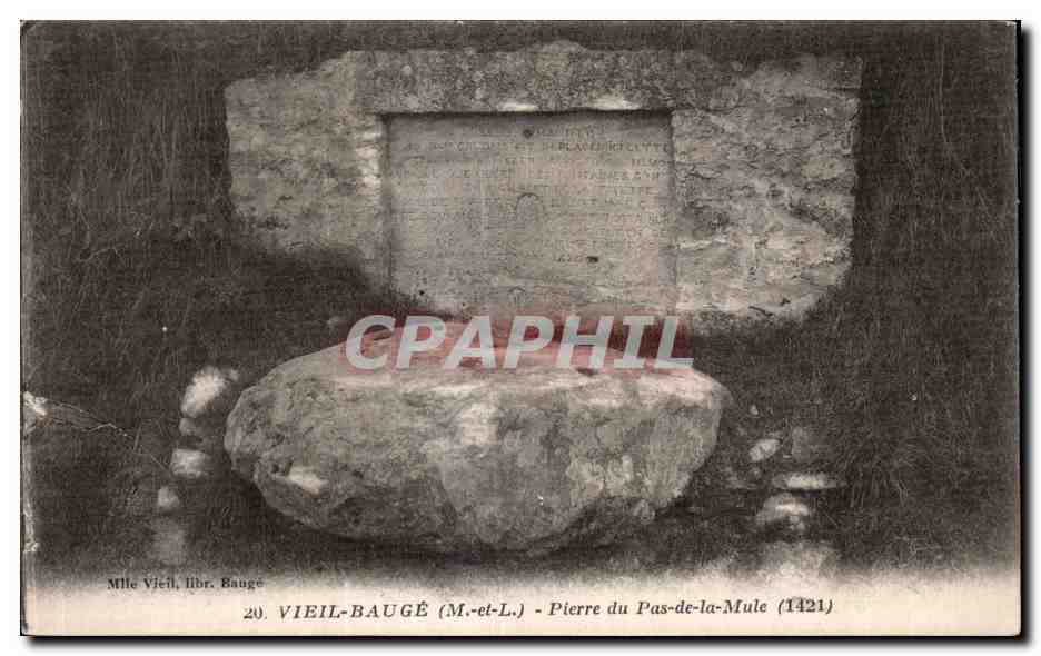 CPA Vieil Bauge Pierre du Pas de la Mule