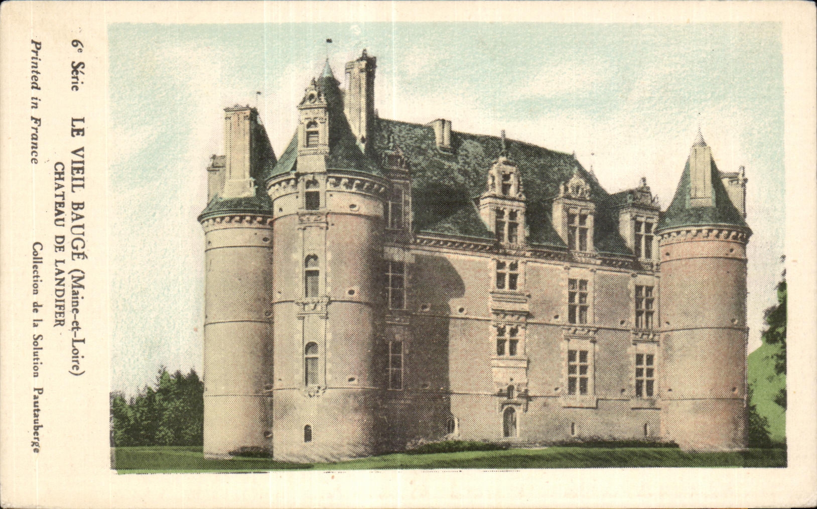 CPA Le Vieil Bauge (Maine-et-Lorie) Chateau de landifer