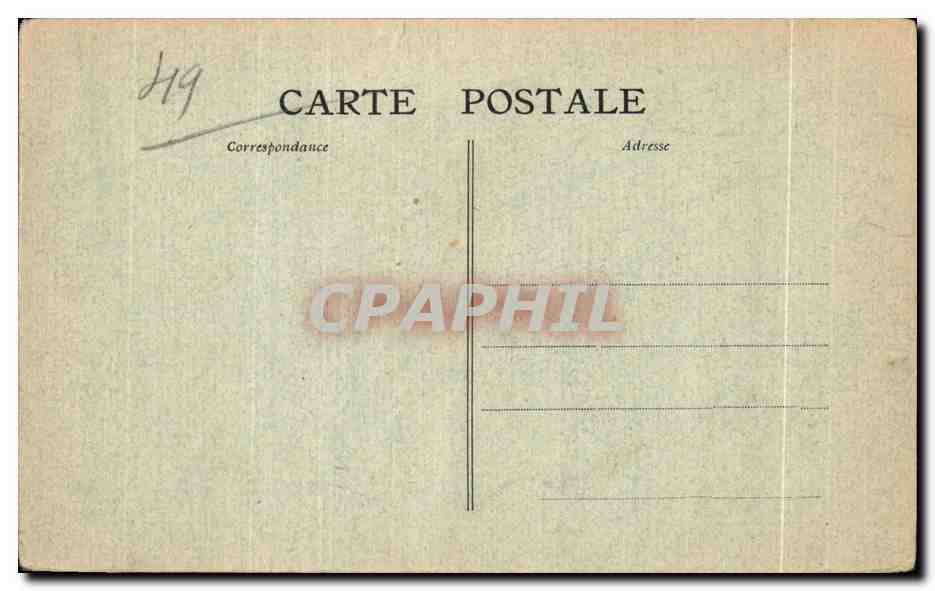 CPA Vieil Bauge chateau de Lendifer — Rückseite