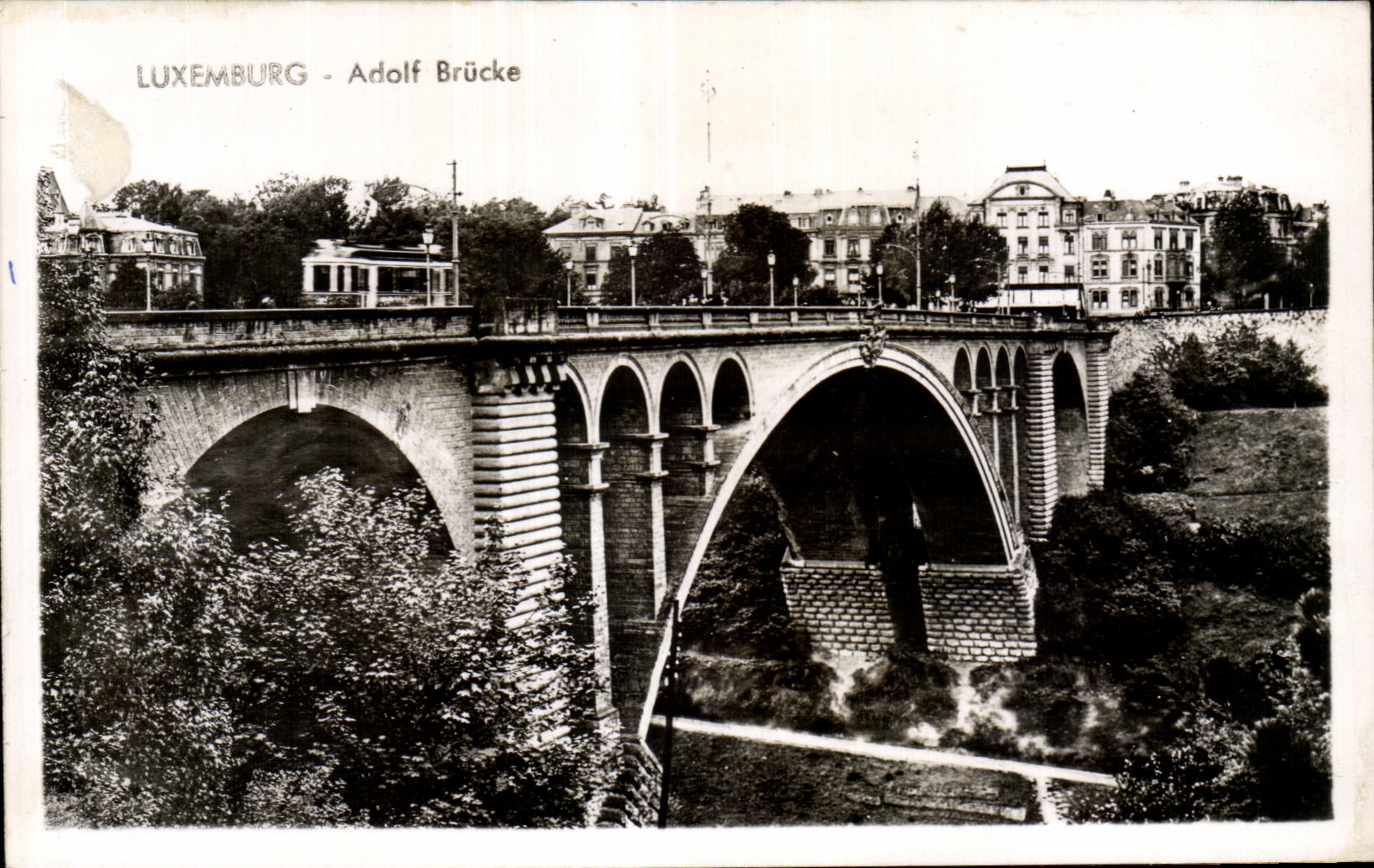 CPA Luxembourg Adolf Brucke
