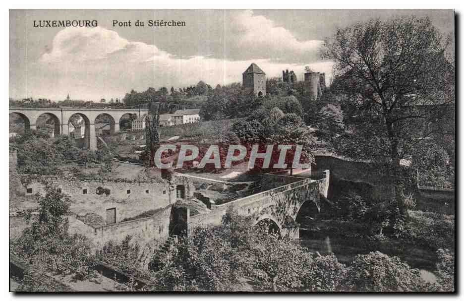 CPA Luxembourg Pont du Stierchen