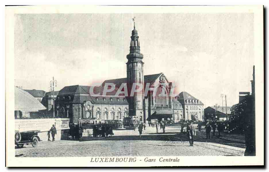 CPA Luxemborg Gare Centrale