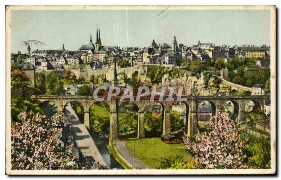CPA Luxembourg Vue Generale