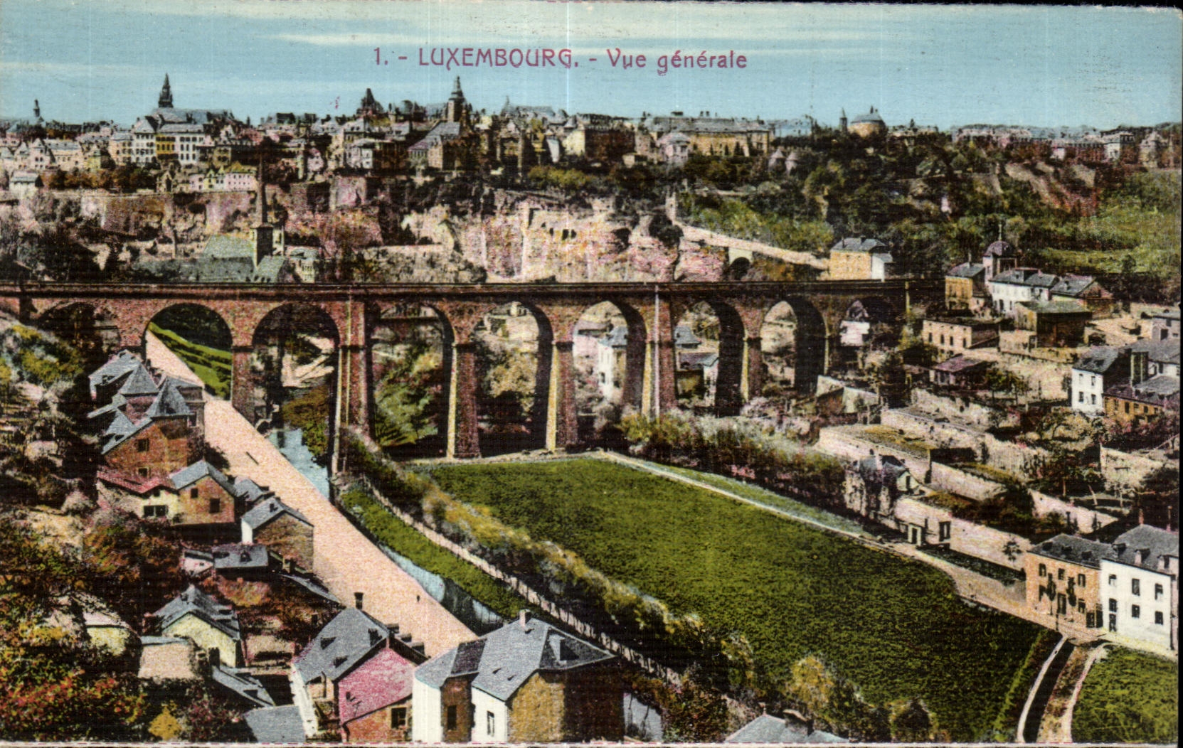 CPA Luxembourg Vue generale