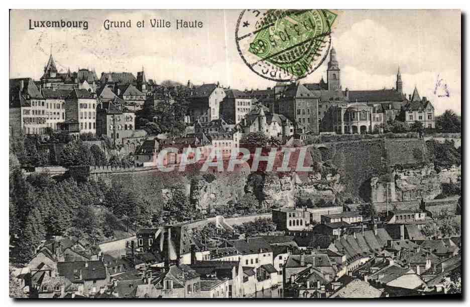 CPA Luxembourg Grund et Ville Haute
