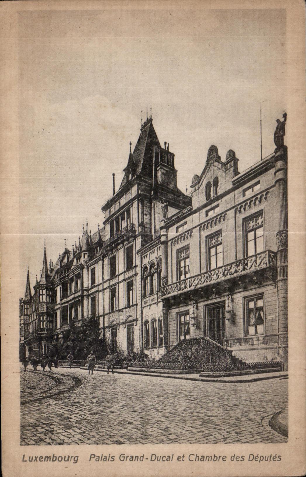 CPA Luxembourg Palais Grand Ducal et Chambre des Deputes