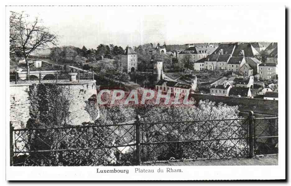 CPA Luxembourg Plateau du Rham