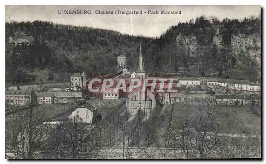 CPA Luxemburg Clausen Park Mansfeld