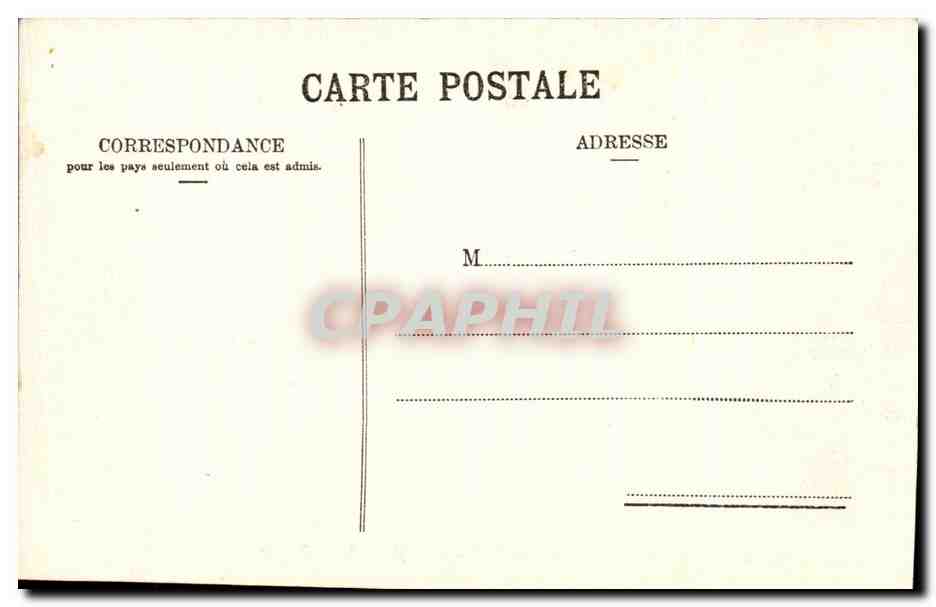 CPA Suisse Ouchy Hotel Beau Rivage — Rückseite