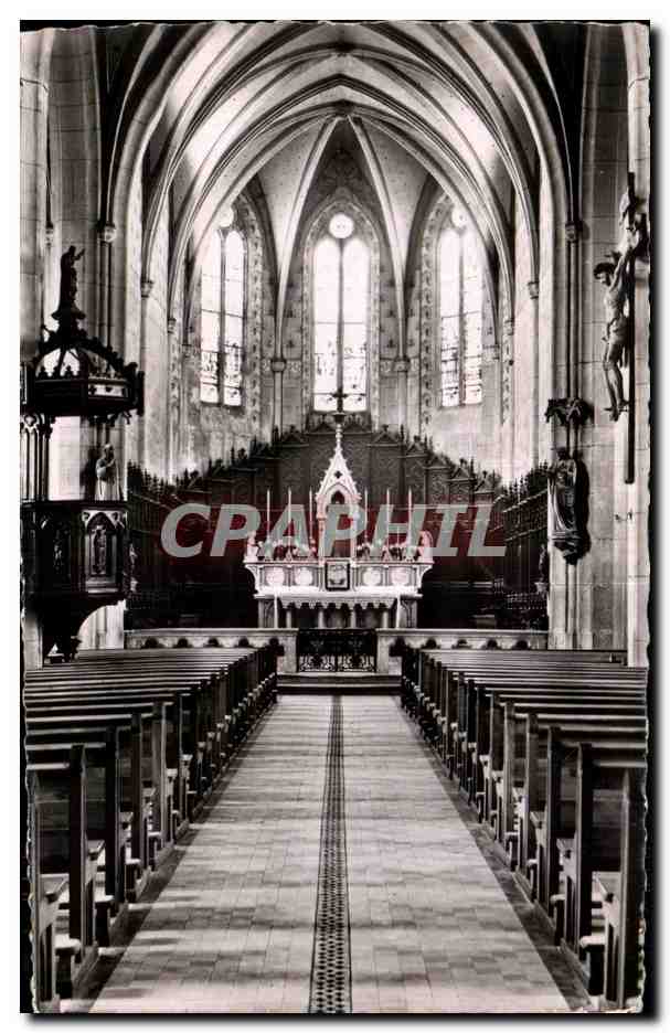 CPSM Suisse Saint Julien En Genevois Interieur de I Eglise