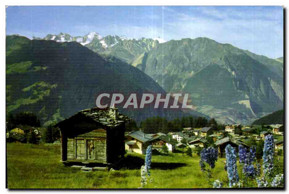 CPA Verbier Le massif du Trient et le Catogne