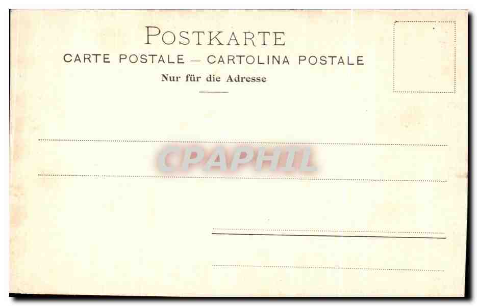 CPA Geneve Place Neuve — Verso