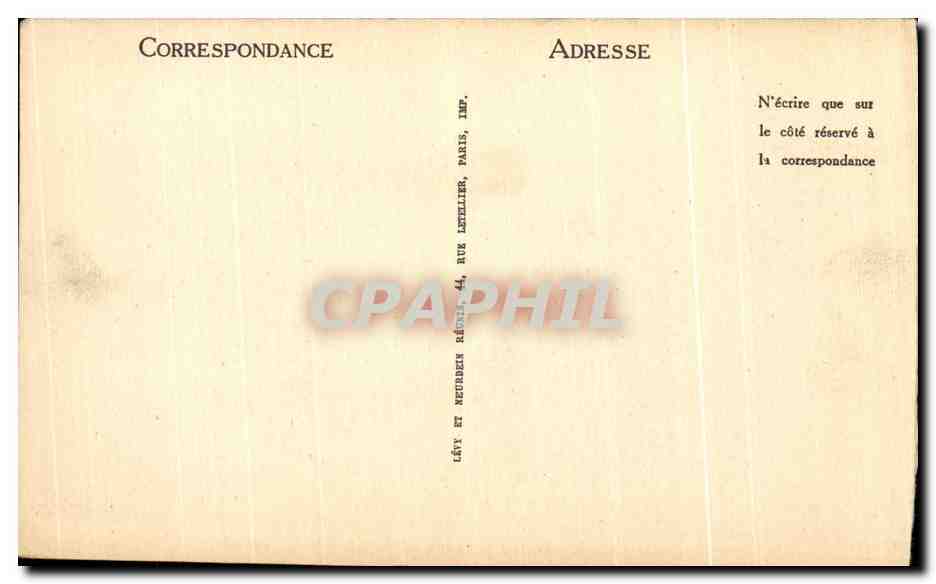 CPA Maroc Marrakech Les Palmiers Avenue De La Koutoubia — Rückseite