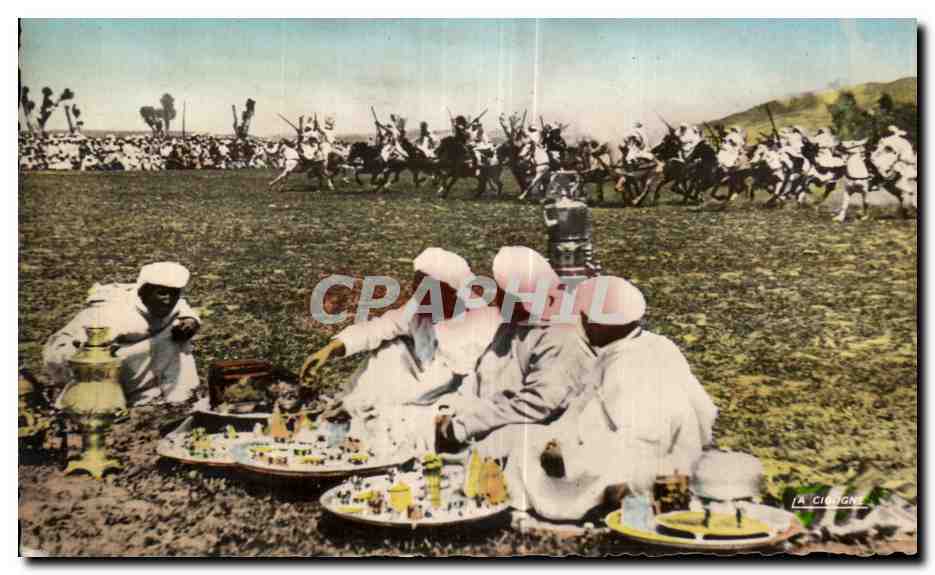 CPA Maroc Scenes et Types Fete indigene