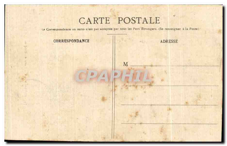 CPA Maroc Casablanca Porte de Mosquee — Verso