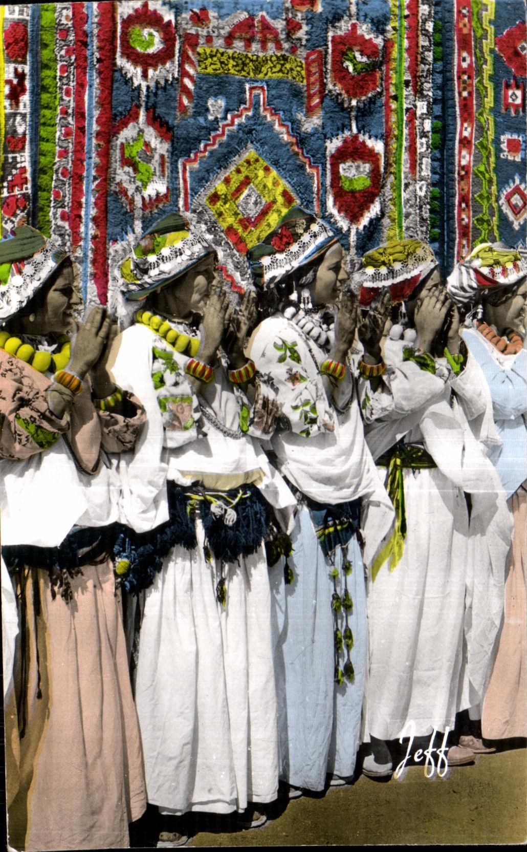 CPSM Maroc Pittoresque Fete a Zagora Zagora feast Folklore