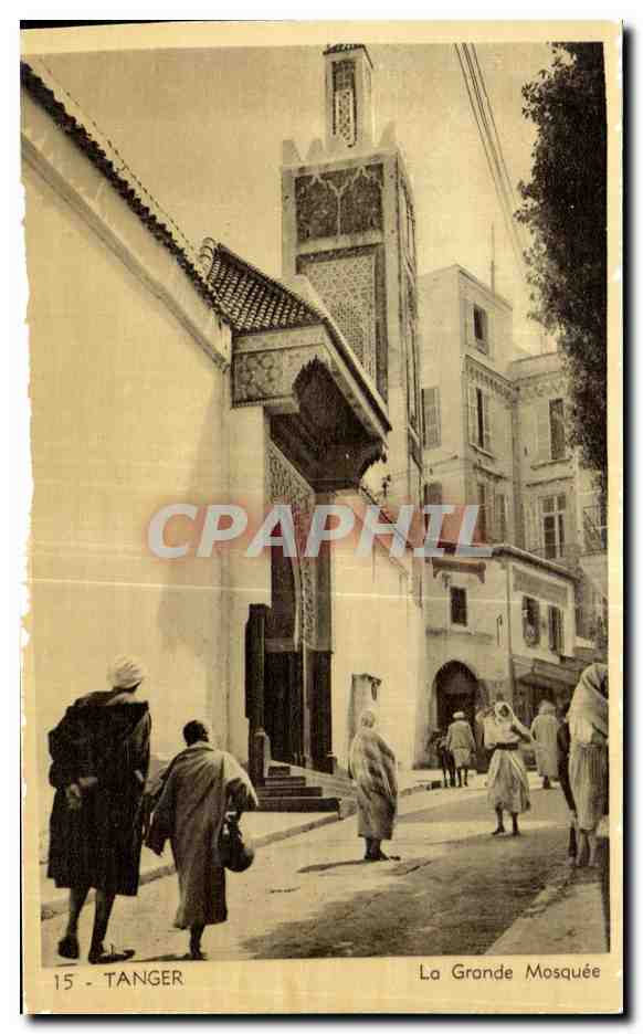 CPA Maroc Tanger La Grande Mosquee