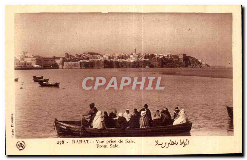 CPA Maroc Rabat Vue prise de Sale From Sale