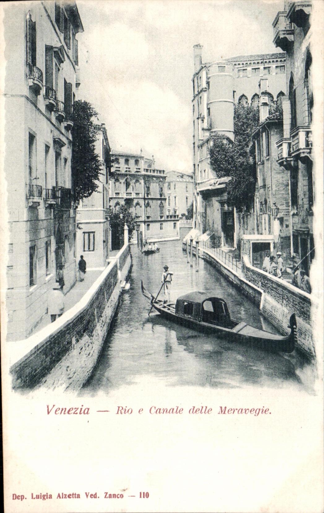 CPA Italie italia Venezia Rio e Canale delle Meracegie
