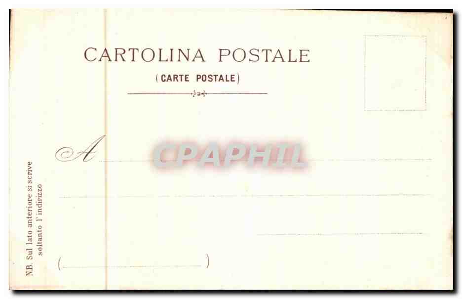 CPA Italie italia Venezia Rio e Canale delle Meracegie — Rückseite