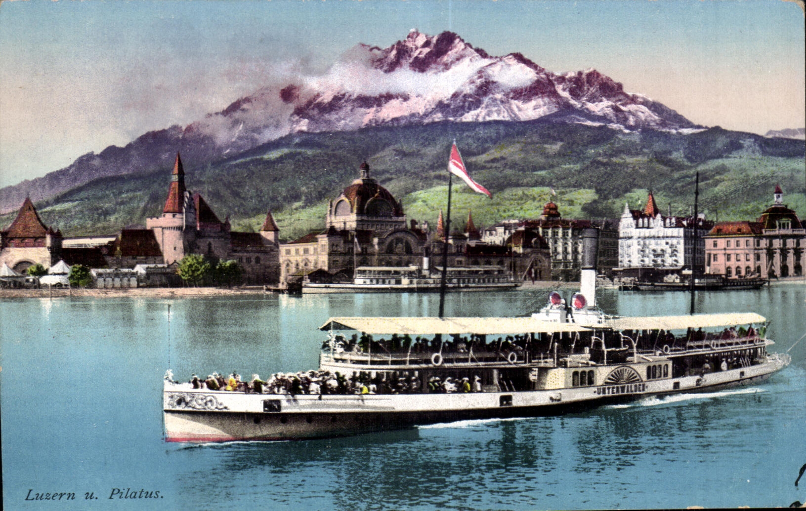CPA Suisse Luzern und Pilatus Bateau 