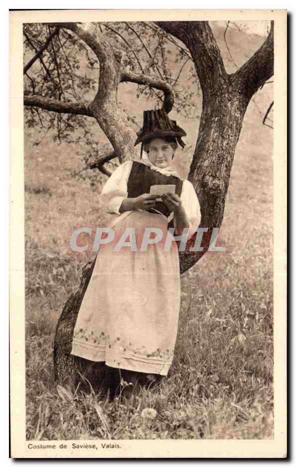 Costume de Saviese Valais Folklore costume Coiffe