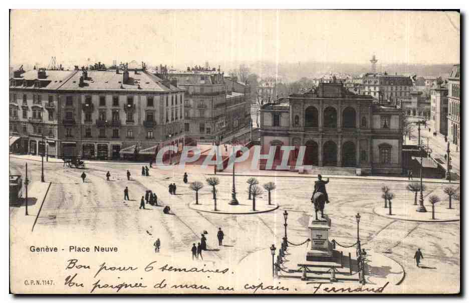 Suisse Geneve Place Neuve
