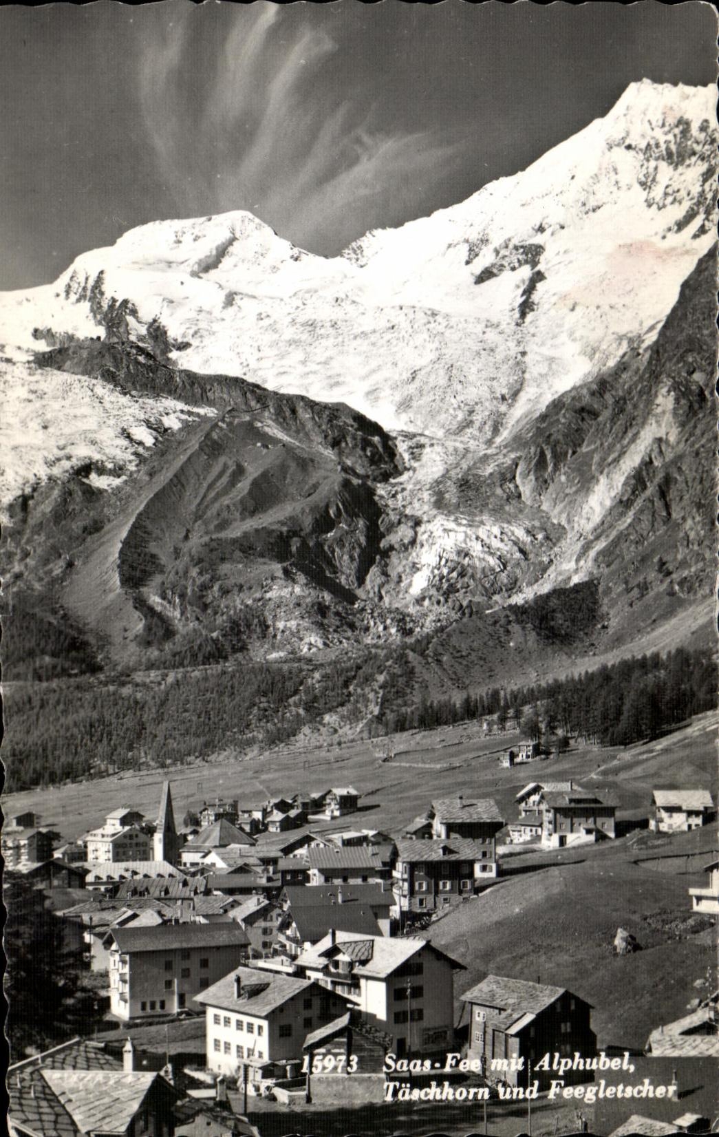 CPA Saas Fee mit Alphubel Teachhorn und Feegletscher